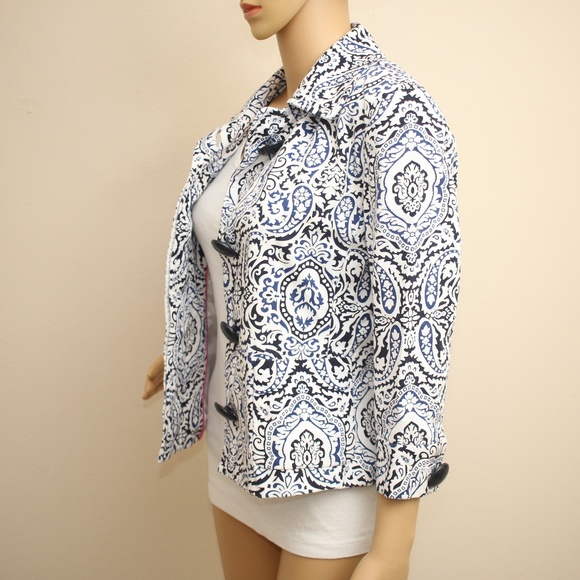 Josephine Essentials Paisley Print Jacket S - Picture 2 of 8